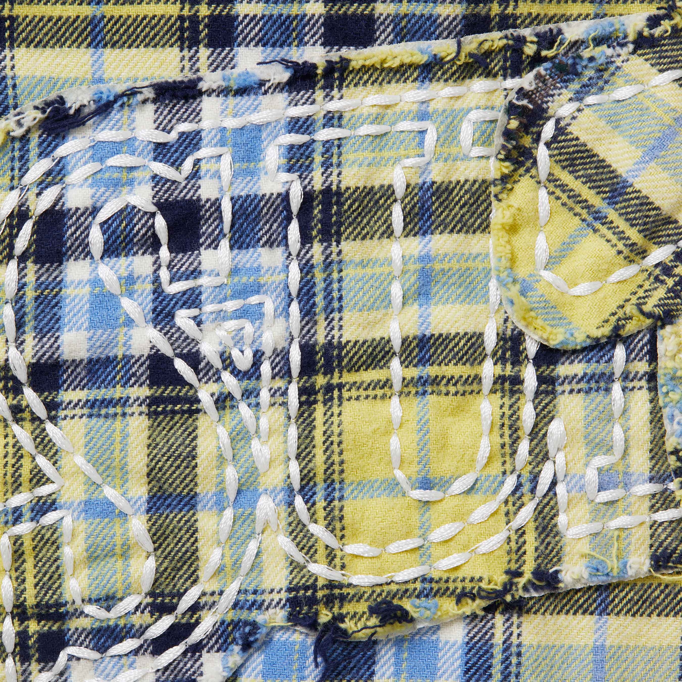 Supreme®/True Religion® Quilted Lined Plaid Flannel Shirt view 11